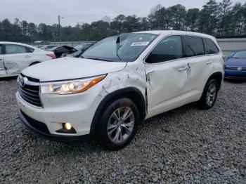  Salvage Toyota Highlander