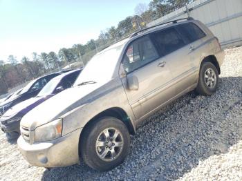  Salvage Toyota Highlander