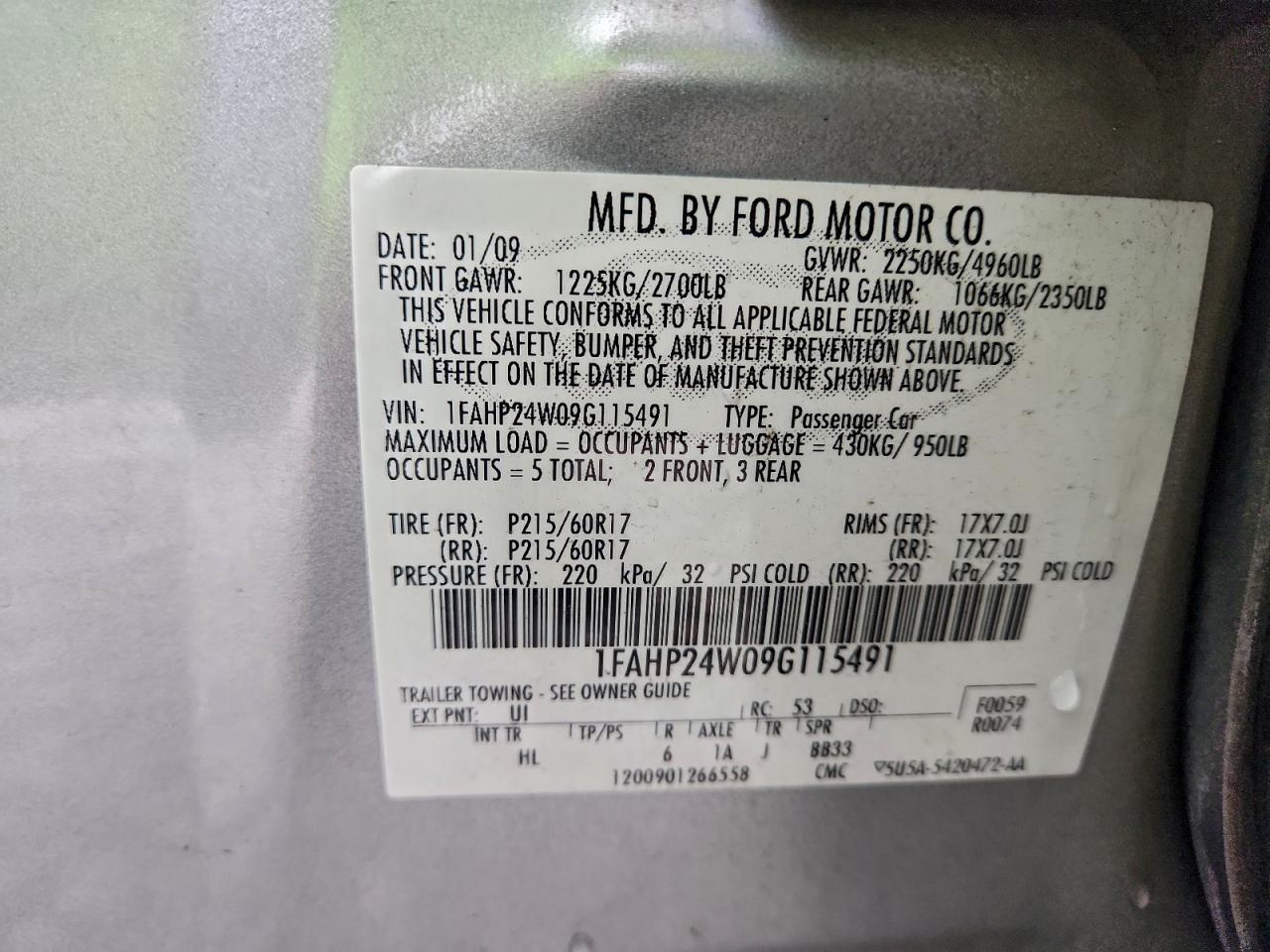 Ford Taurus Sel Image 8