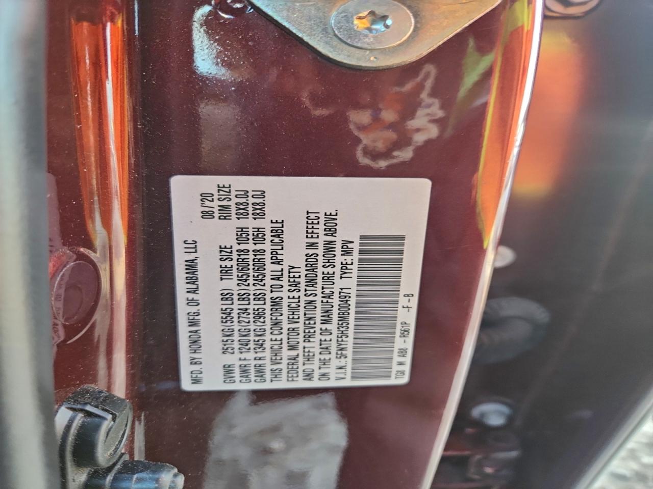 Honda Pilot Ex Image 2