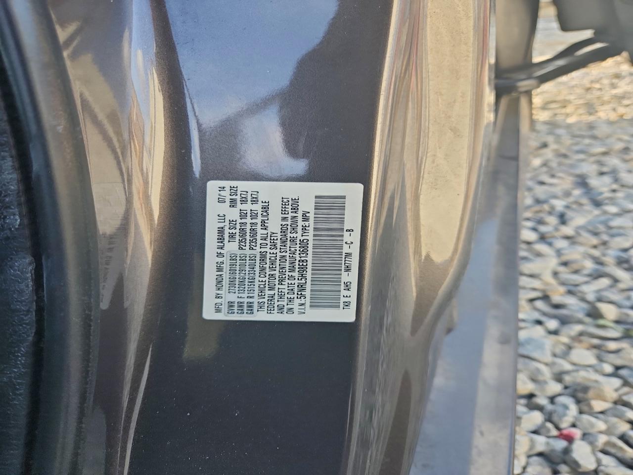 Honda Odyssey Touring Image 3