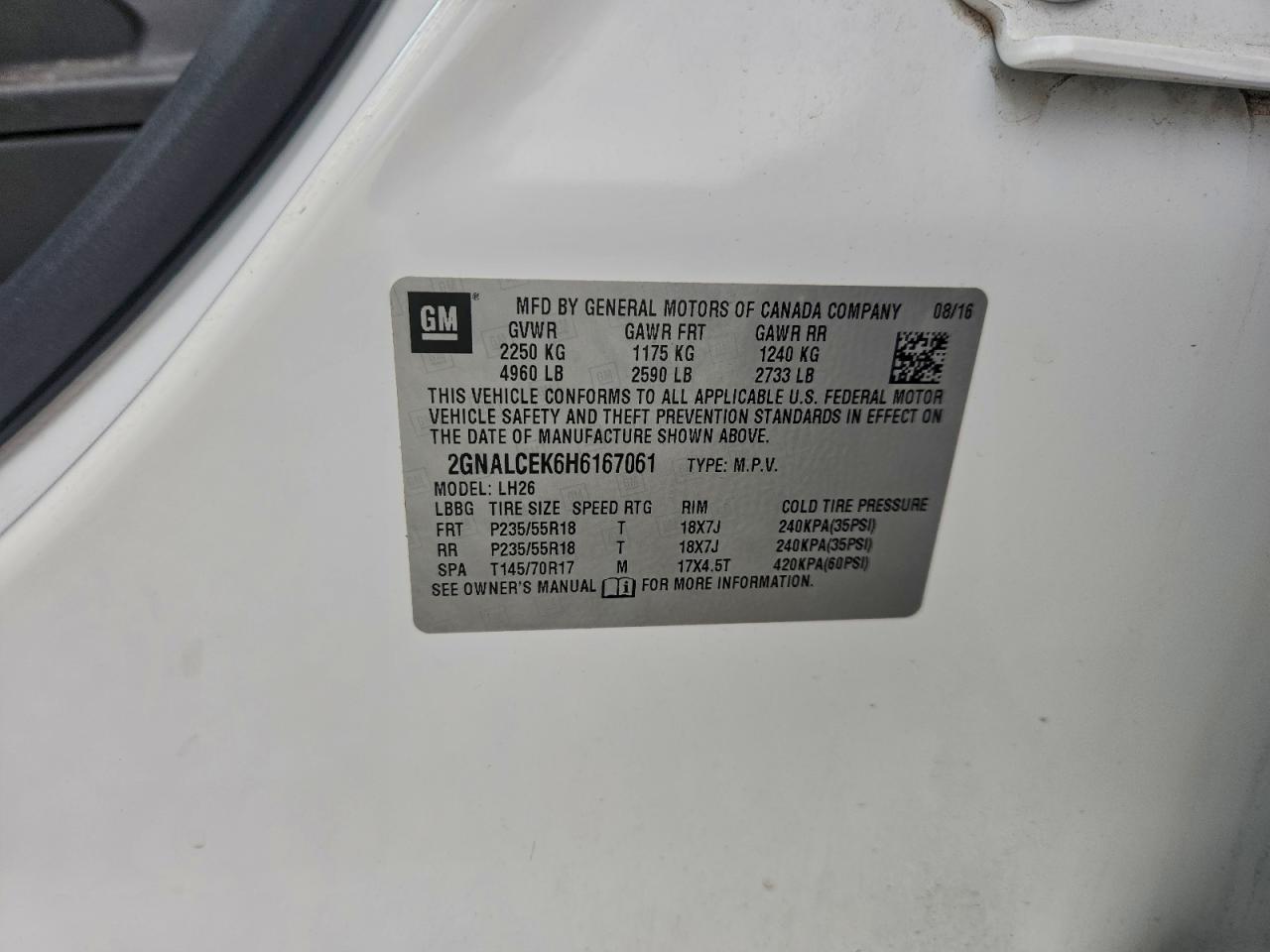 Chevrolet Equinox Lt Image 9