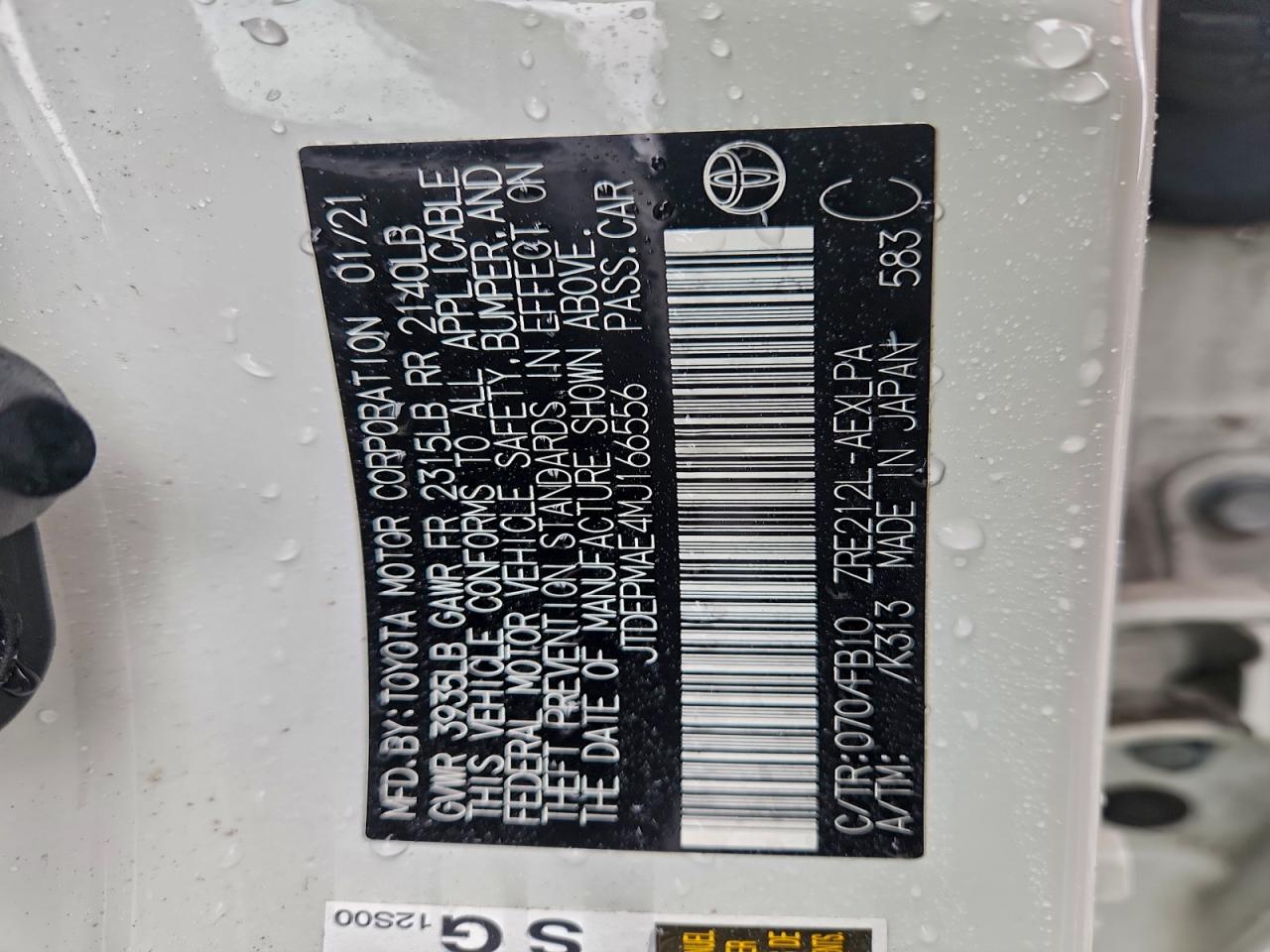 Toyota Corolla Le Image 4