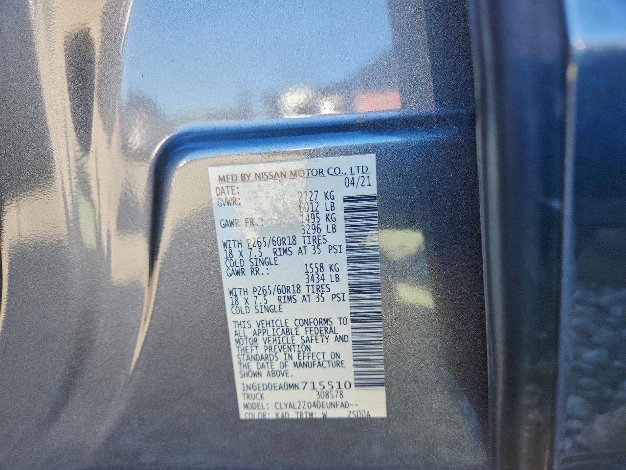 Nissan Frontier S Image 12