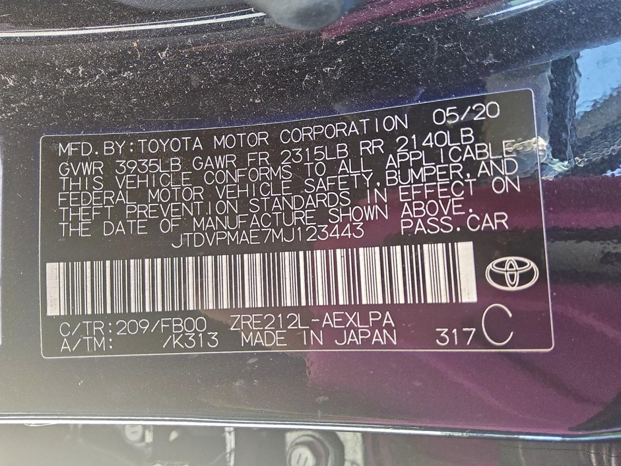 Toyota Corolla Le Image 10