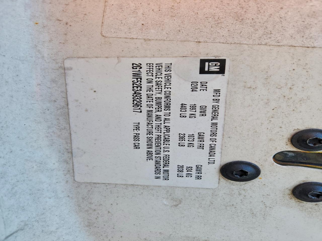 Chevrolet Impala Image 8