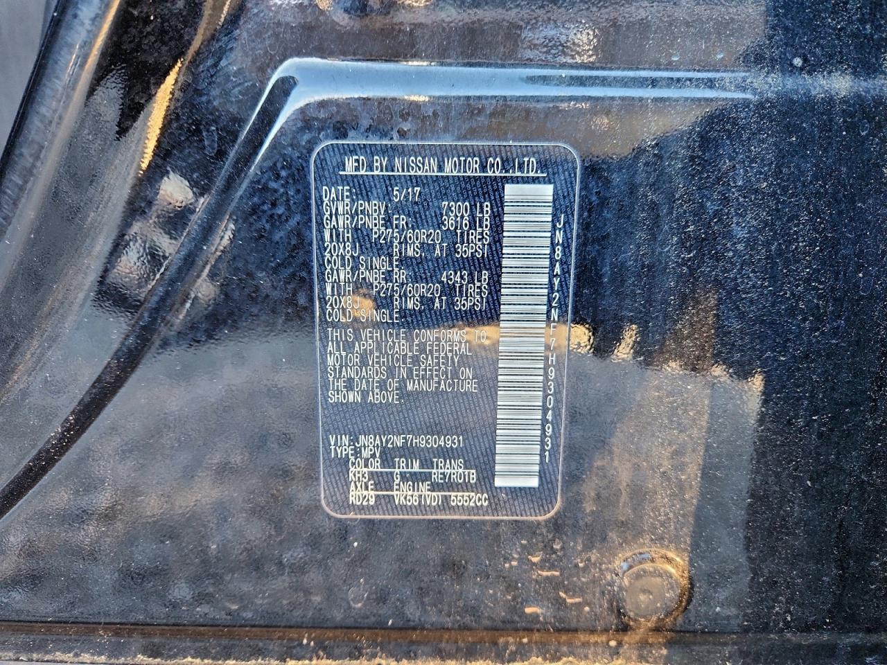 Nissan Armada Platinum Image 11