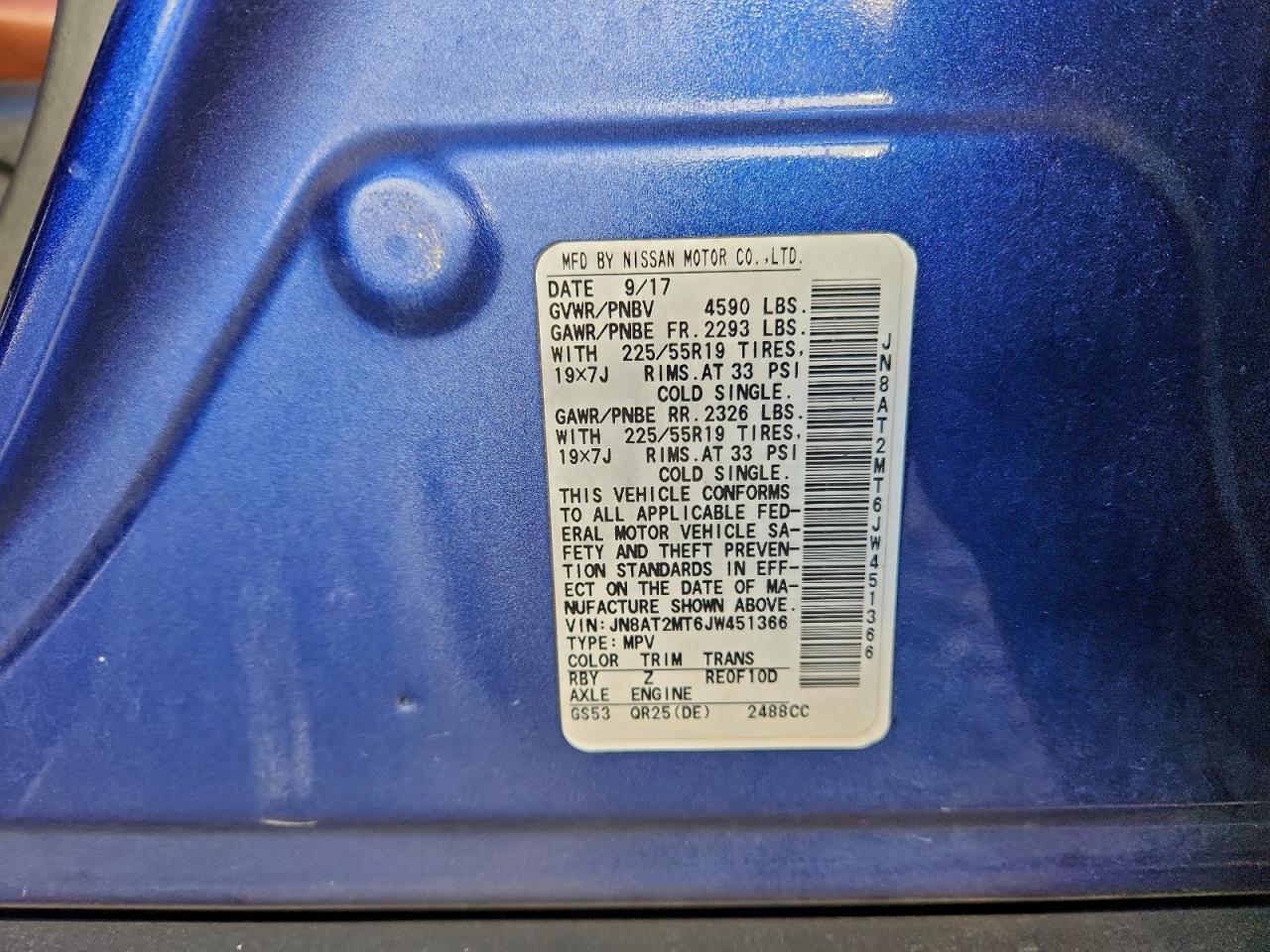 Nissan Rogue S Image 8