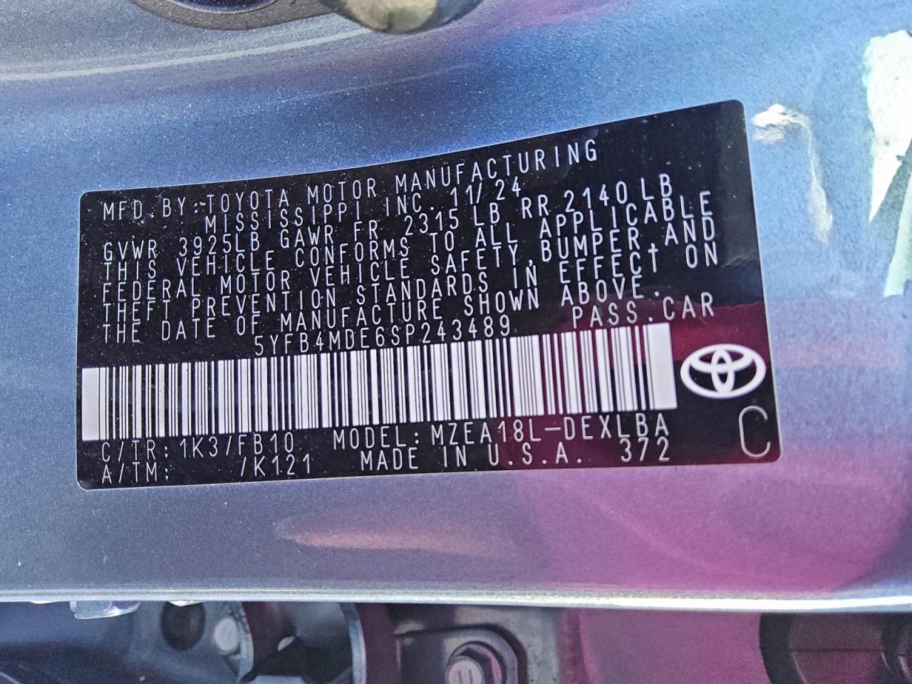 Toyota Corolla Le Image 9