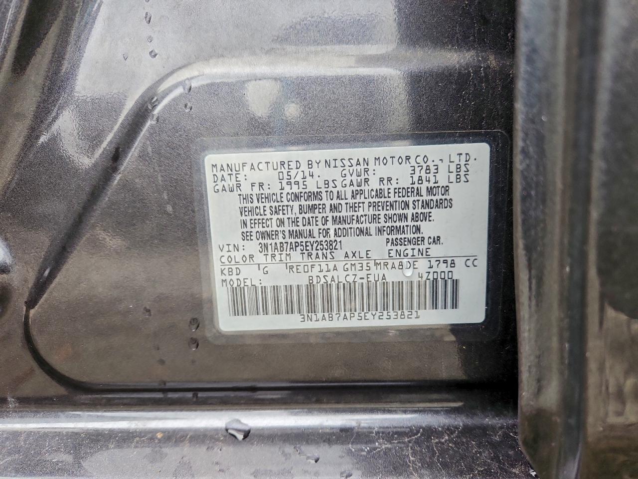 Nissan Sentra S Image 10