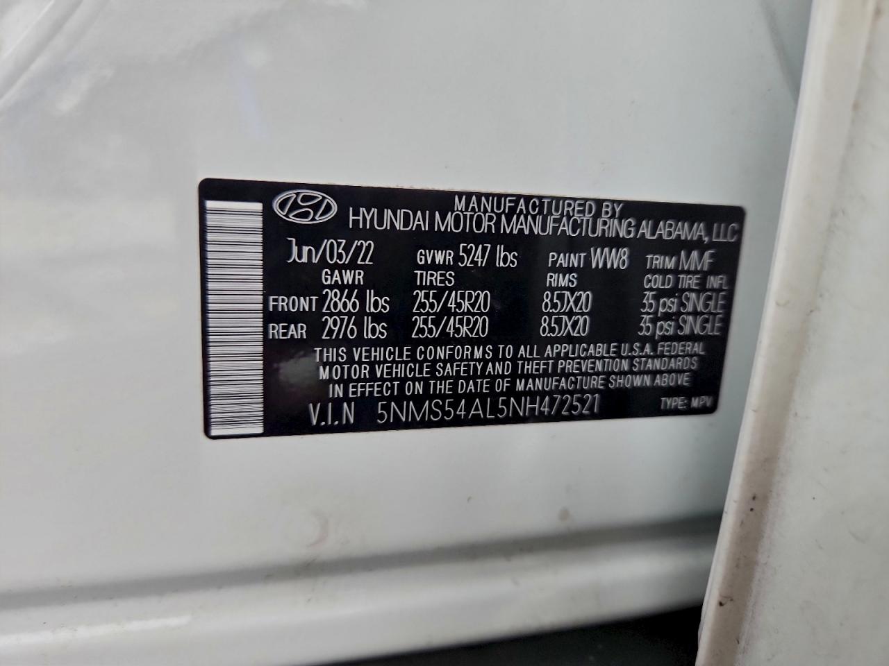 Hyundai SANTA FE Calligraphy Image 9